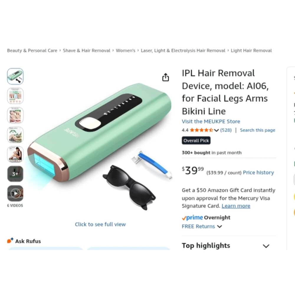 Meukpe Hair Removal Device